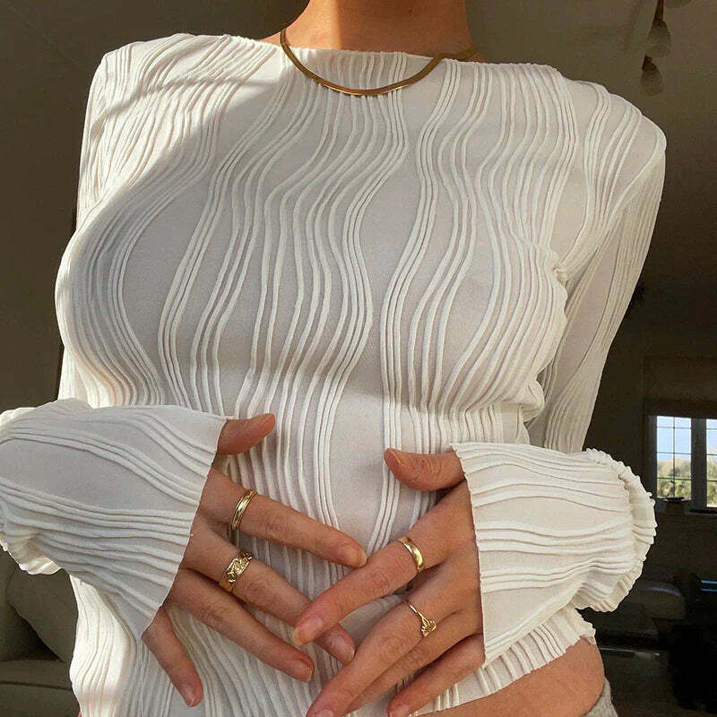 Zorah Crop Top - Y2K Summer Grunge, 90s Retro, Pastel Goth, Y2K Party & Club Outfits