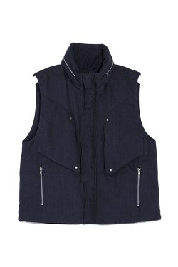 3D Pocket Padded Vest in Urban Style - Trendy Roaring Beast Design for Streetwear, Layering, and Casual Fashion
