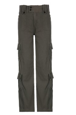 80s Hippie Vintage Workwear Multi-Pocket Low-Waist Straight Leg Casual Jeans for a Retro Look