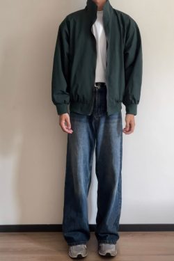 American Retro Reversible Stand-Collar Cardigan Jacket for Men & Women - Spring Autumn Loose Versatile Workwear Coat