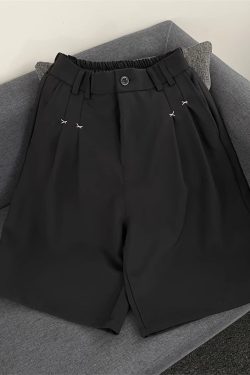 American Retro Solid Color Draped Shorts for Men and Women - Trendy Casual Loose Five-Point Summer Pants