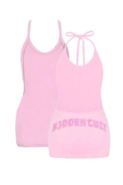 American Style Rhinestone Letter Crop Top for Women, Slim Fit Summer Outerwear, Flattering and Trendy Fashion