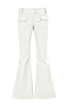 American Vintage Distressed Low Waist Casual Pants - Multi-Pocket Woven Straight Leg Trousers for Street Style Fashion