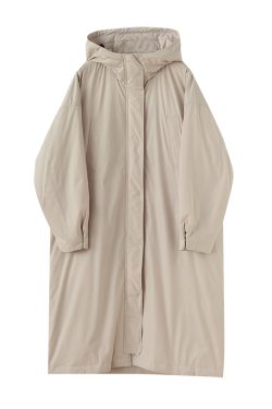 Ammonia-Free Long Casual Loose Hooded Windbreaker Down Jacket - Lightweight Goose Down Winter Outerwear 2024 Model
