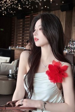 Asymmetrical White Sling Top for Women with Ruffles, Waist-Cinching, and Floral Details - Summer 90s Y2K Style