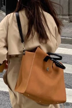 Black Matte Retro Oversized Tote Bag - Autumn Winter Shoulder Crossbody Style, Large Capacity, Trendy 2025 Design