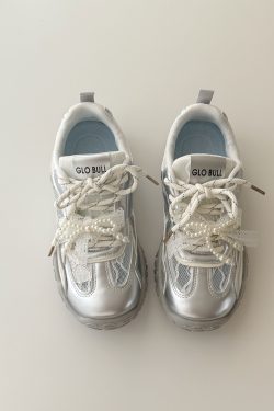 Breathable Bow Ballet Style Training Shoes for Women - Thick-Soled Versatile Summer Sneakers 2025