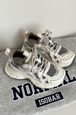 Breathable Mesh Dad Shoes for Women - 2025 New Thick-Soled Height-Increasing Casual Sports Running Sneakers