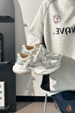 Breathable Mesh Dad Shoes for Women - 2025 Summer Retro Casual Sneakers, Versatile Functional Sports Footwear