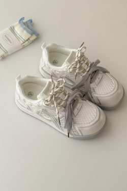 Breathable Mesh White Sports Shoes for Women - Summer 2025 Casual Training Sneakers, Versatile Thin Style