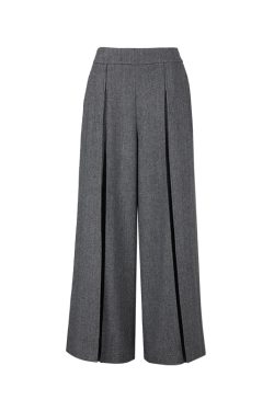 Casual Wide-Leg Gray Pants for Women - High-End Loose Fit, Spring/Summer, Trendy Lazy Style, Perfect for Everyday Wear