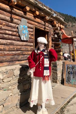 Chic Red Woolen Coat for Women, Sweet Temperament Birthday Sweater, Early Spring Battle Robe, Fragrant Style Top