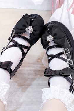 Chunky Platform Shoes for Women - Japanese Style Thick-Soled Landmine Subculture Footwear