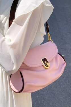 Color Block Pleated Underarm Bag for Women - High-End Fashion Crossbody Shoulder Bag - 2025 Trendy Niche Style
