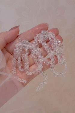 Colorful Handmade Beaded Bowknot Earrings for Women - Trendy Long Vacation Jewelry, 2025 Fashion Statement