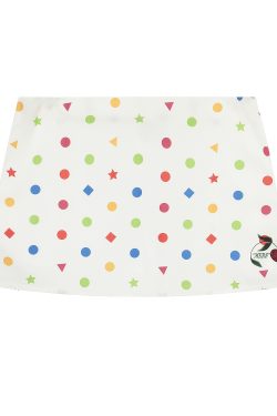Colorful Polka Dot A-Line Midi Skirt for Women - Low Waist, Slim Fit, Summer Style, Trendy 90s Bodycon Design