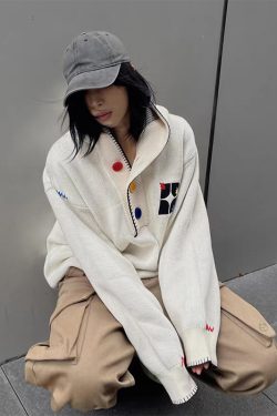Cozy Button Hooded Knit Sweater Coat for Women – Autumn Winter Loose Casual Milk Fufu Style Top