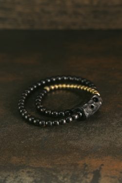 Double Circle Bodhi Bracelet for Women & Men - Retro Moon and Star Design, Trendy Cultural Accessories