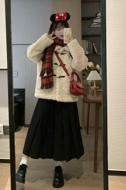 Double-Sided Suede Blue Shearling Warm Fur Coat for Women - Early Spring Fashion, Thick Layered Design, Cozy Outerwear