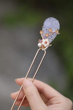 Elegant Chinese-Style Hairpin for Updos - Minimalist Luxury National Style Hair Accessories for Hanfu and Daily Use
