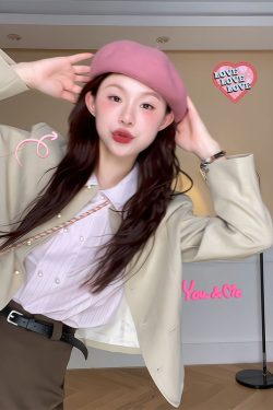 Elegant Early Autumn Two-Piece Suit Set - Stylish New Shirt for 2025 - Chic Gentle Style Outfit
