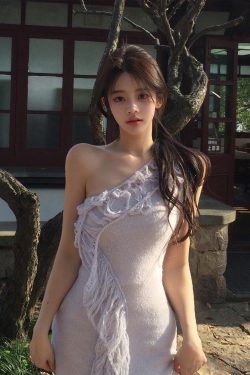 Elegant Purple Knitted Mermaid Dress with Asymmetrical Shoulder Design - Sexy Slim Fit Iris Drooping Style for Trendy Looks
