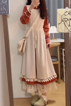 Elegant Red Qipao Dress Set for Women - Christmas & New Year, Autumn Winter, Traditional Chinese Style, High-Quality Fashion