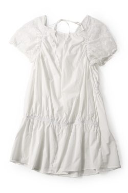 European Summer Lined V-Neck Hollow Embroidered Asymmetrical Pleated Camisole & Dress Two-Piece Set - Stylish 90s Inspired Look