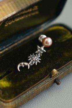 Exquisite Pearl Star Moon Sun Element Earrings for Women - Versatile High-End Fashion Jewelry, 2025 Trend