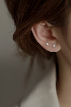 Exquisite Small Ear Studs for Sleeping, Cartilage Earrings, Comfortable Ear Hole Accessories, 2024 Trendy Jewelry
