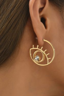 Fashionable Exaggerated Earrings for Women - Versatile European American Style, Trendy 2024 Accessory