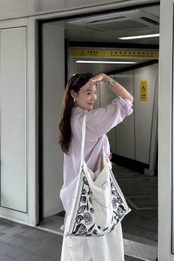 French Lazy Style Ruffled Collar Button-Up Loose Fit Shirt Top for Women - Versatile Fashion Essential