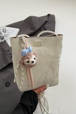 French Retro Matte Bucket Bag for Women - 2025 New High-End Versatile Shoulder Crossbody Fashion Commuting Bag