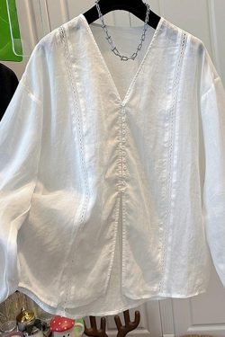 French-Style High-End Solid Color Minimalist Hollow-Out Sun Protection Shirt for Women - Unique Summer 2025 Top