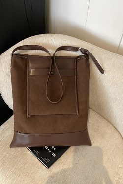 French Vintage Matte Tote Bag for Women - Large Capacity Shoulder Crossbody Bag - Spring/Summer 2025 Commuter Style