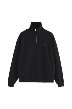 Half-Zip American Style Hoodie - Roaring Beast Design for Autumn/Winter 2024, Trendy Streetwear Inspired by 90s and Y2K Fashion