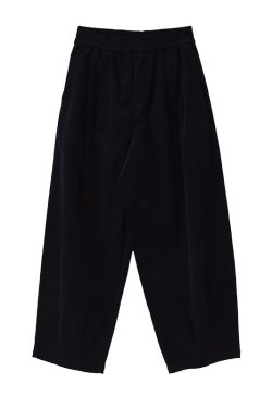 Handmade Retro Corduroy Balloon Pants with Loose Fit, Elastic Waistband, and Wide-Leg Design for Casual Chic Style