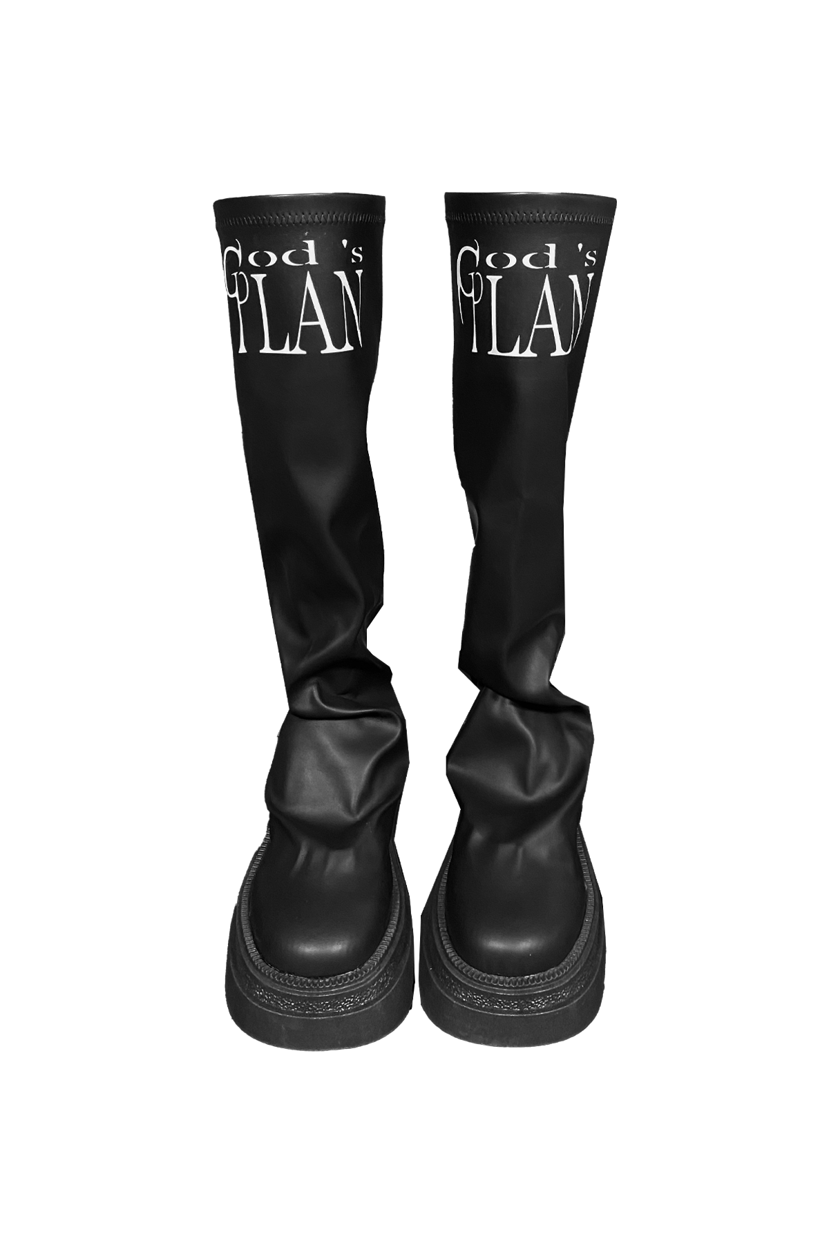 Height-Increasing Dark Matte Combat Boots for Women - 24AW Original Mid-Top Style, Trendy Streetwear Fashion