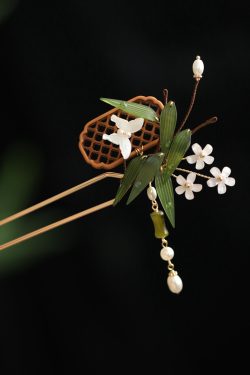 High-End Chinese Bamboo Hairpin for Qipao Updos - 2025 National Style U-Shaped Hair Clasp for Elegant Headwear