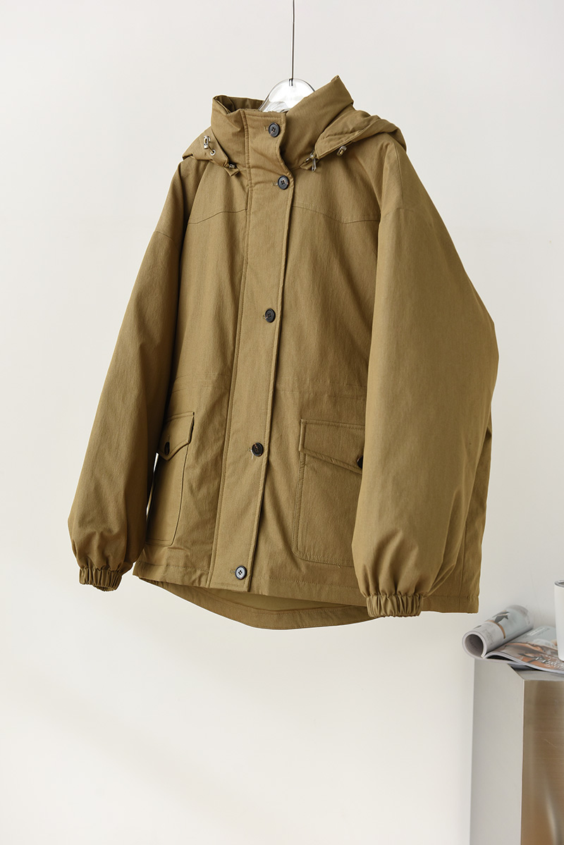 High-End Japanese-Style Detachable Hooded 90% White Duck Down Jacket - Loose Thick Outerwear for Stylish Workwear