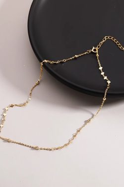 High-End Light Luxury Versatile Collarbone Necklace - Elegant Designer Jewelry for Chic Fashion Lovers