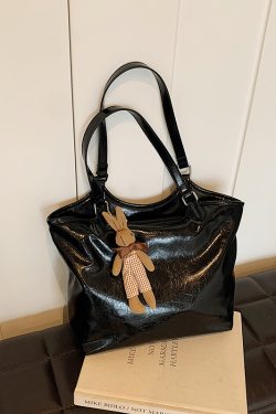High-End Oil Wax Leather Tote Bag for Women - Large Capacity Shoulder Bag for Spring/Summer 2025, Ideal for Students and Commuting