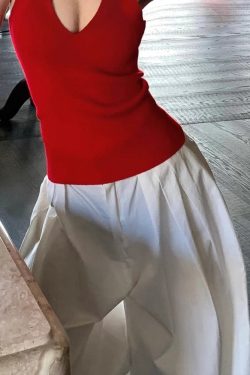 High-Waisted White Wide-Leg Pants for Women, Summer 2025, Loose-Fitting Draping Casual Versatile Straight-Leg Floor-Length Trousers