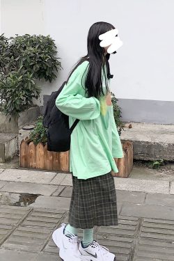 Japanese Style Creative Print Loose Long Sleeve T-shirt for Spring Summer - Trendy Unisex Base Layer Fashion Essential