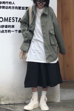 Japanese Style Loose Work Jacket - Versatile Women's Casual Jacket for Students - Trendy Forest Girl Fashion