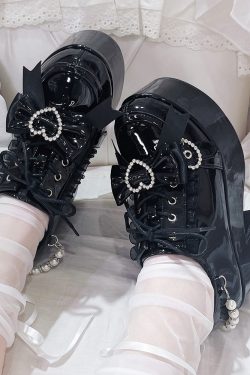 Japanese-Style Platform Shoes for Women - Thick-Soled, Fairy Tale-Inspired, Subculture Design, Trendy Single Shoes