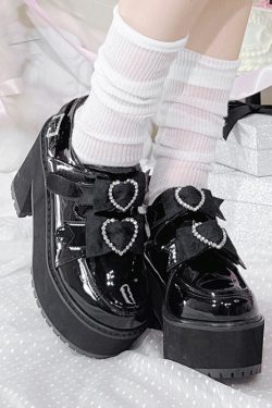 Japanese Style Thick-Soled Platform Shoes for Transfer Students - Versatile Deep Mouth Landmine Design