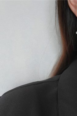 Korean & Japanese Versatile Stud Earrings with Key Inlaid Design - Stylish Women's Ear Accessories