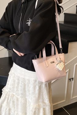 Korean-Style High-End Handbag for Women, 2025 Versatile Bucket Bag, Hand-Held & Crossbody Fashion Bag