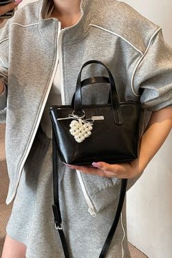Korean-Style High-End Handbag for Women, 2025 Versatile Bucket Bag, Hand-Held & Crossbody Fashion Bag
